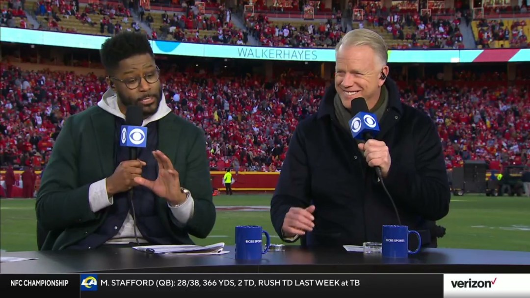 NFL On CBS' Pundits Drowned Out By Walker Hayes Halftime Show