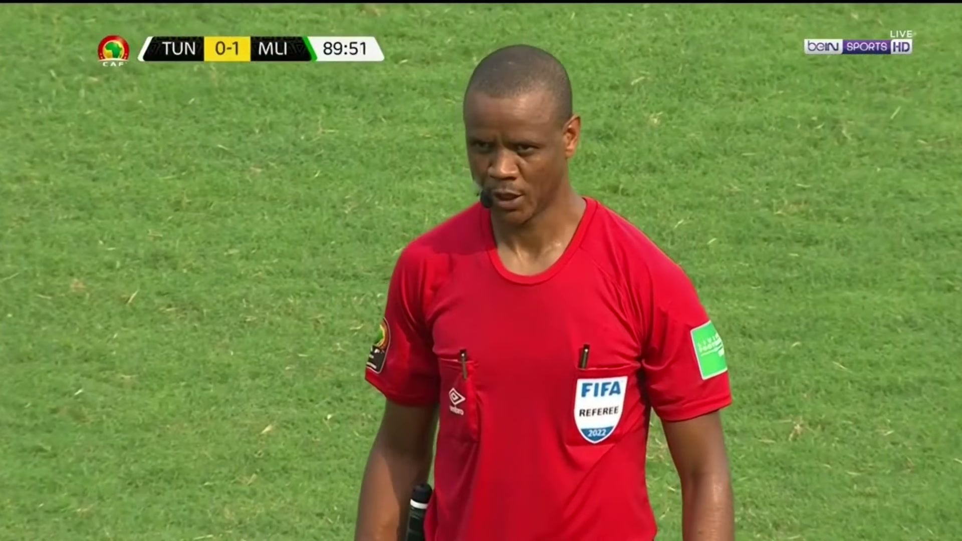 AFCON ref blows full time early