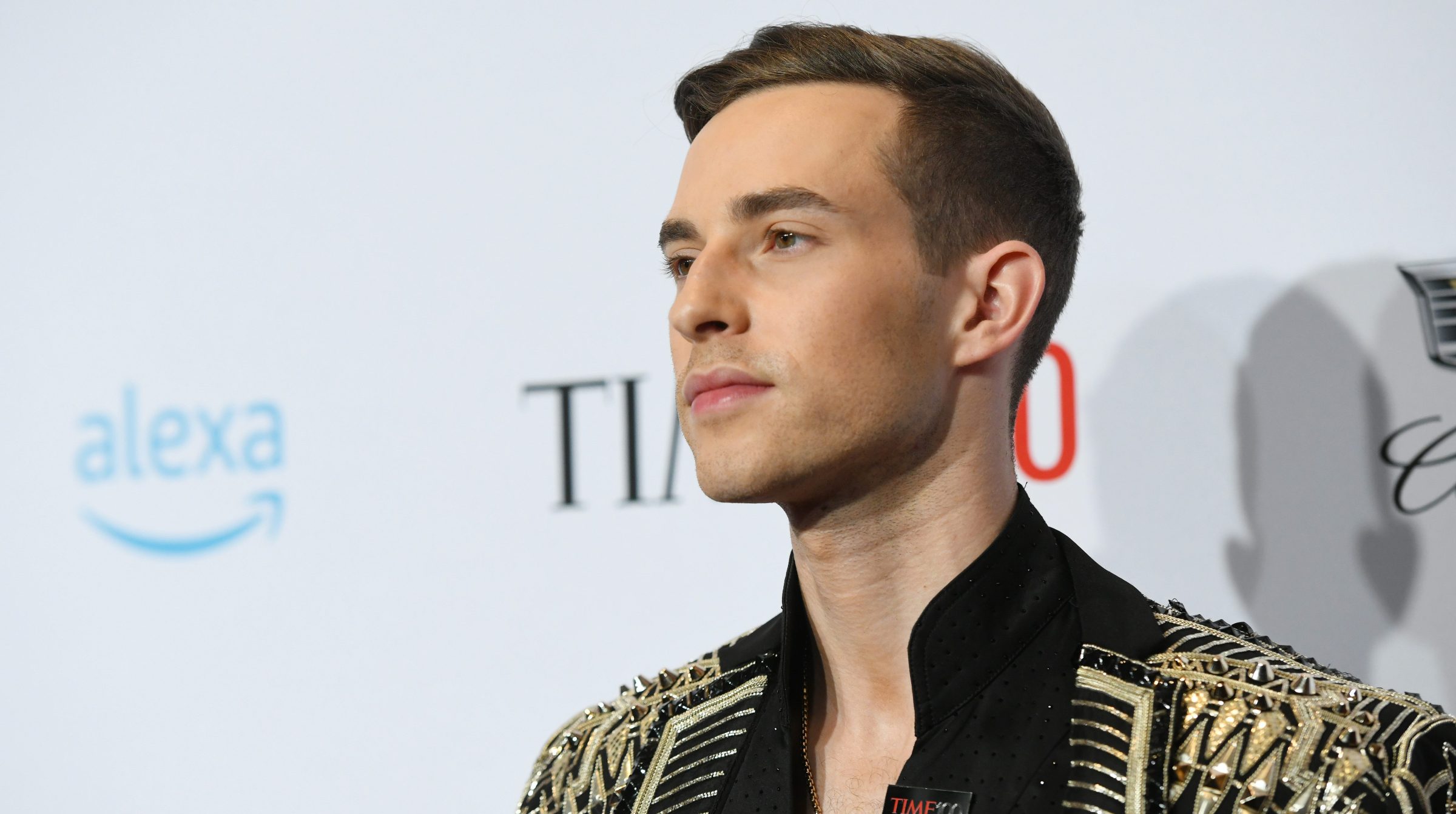 Adam Rippon attends the TIME 100 Gala 2019 Lobby Arrivals at Jazz at Lincoln Center on April 23, 2019 in New York City.