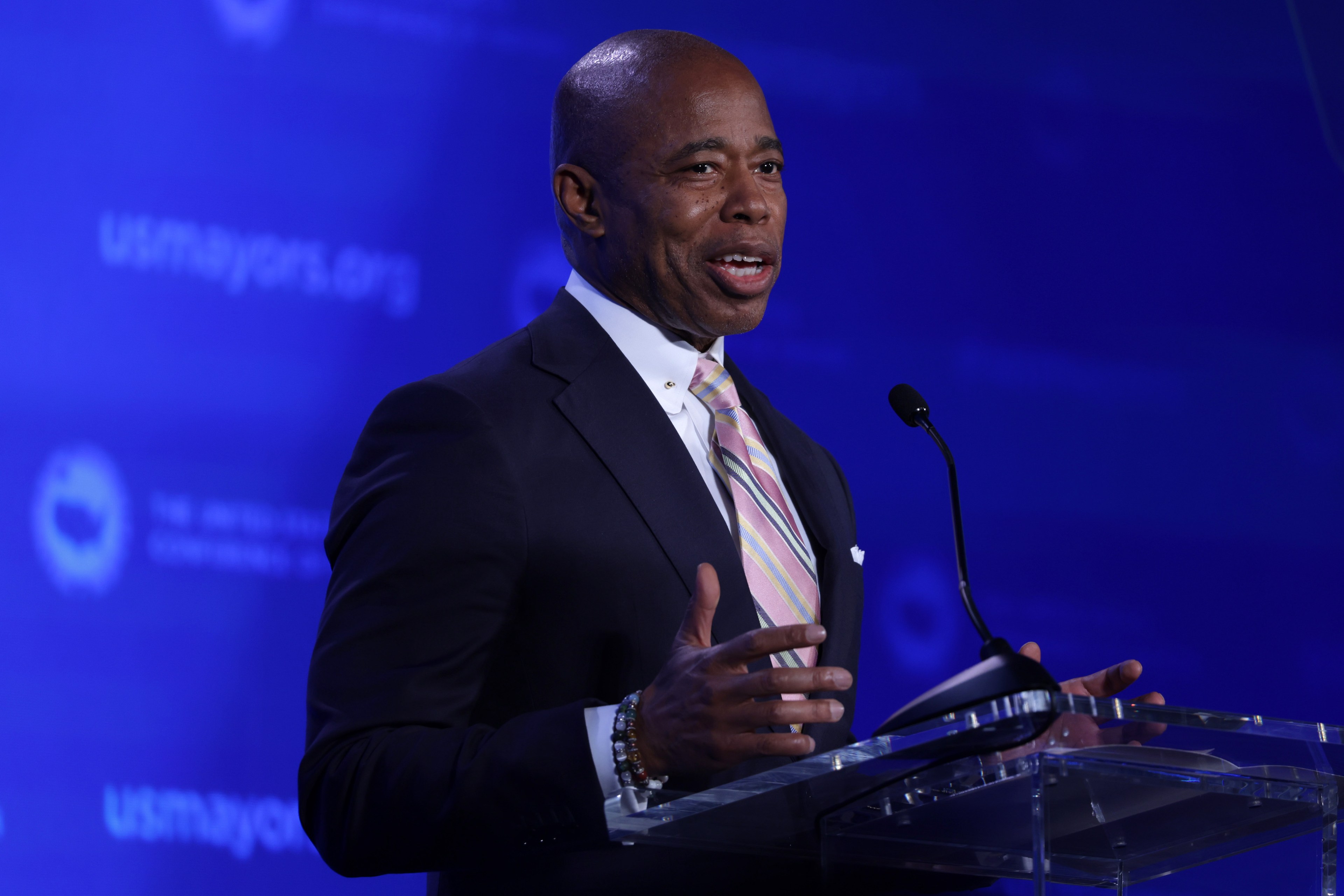 New York's own Eric Adams speaking at the National Conference Of Mayors.