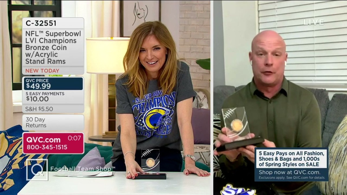 Two hosts on QVC shill coins