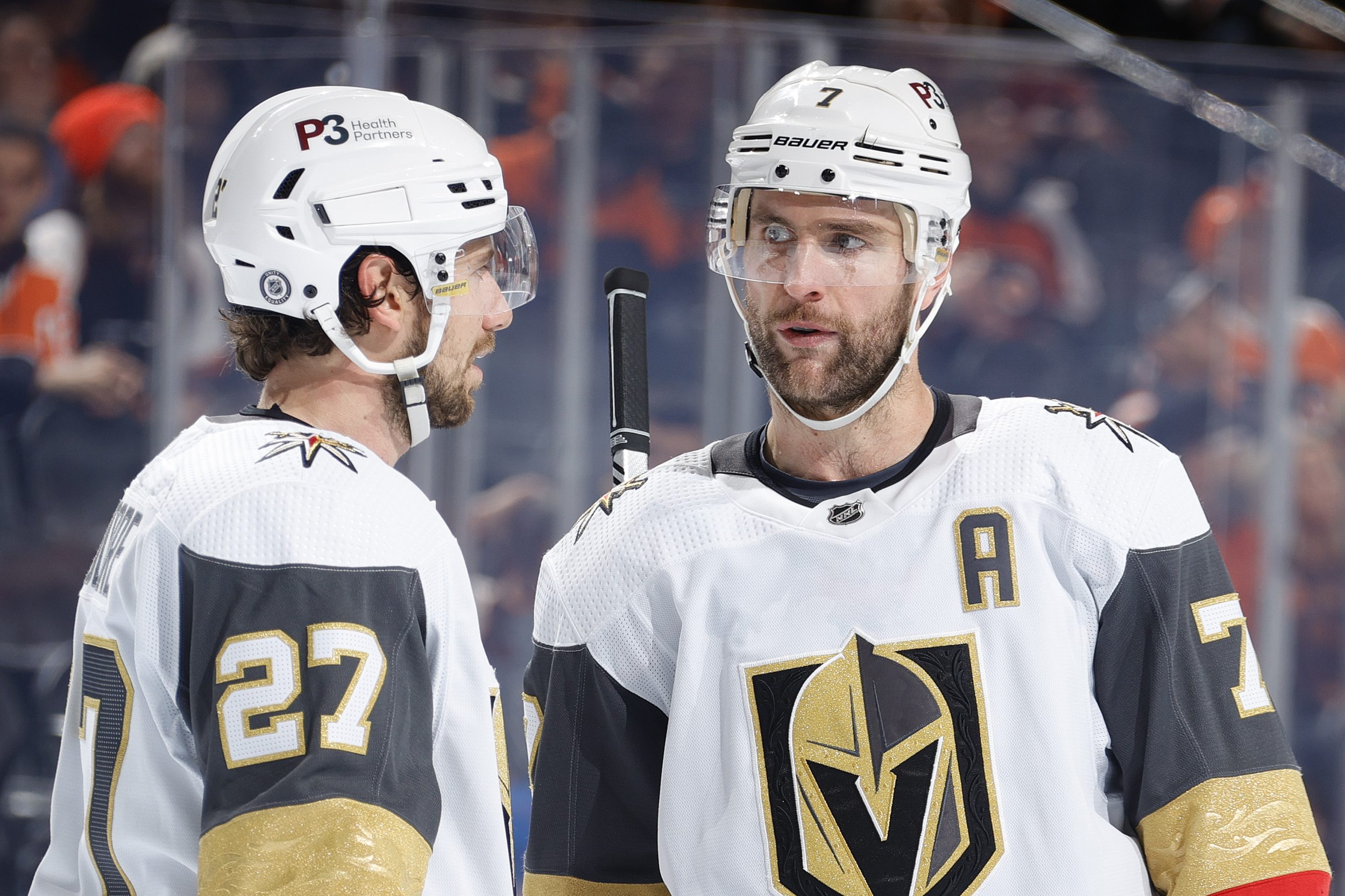 Shea Theodore and Alex Pietrangelo