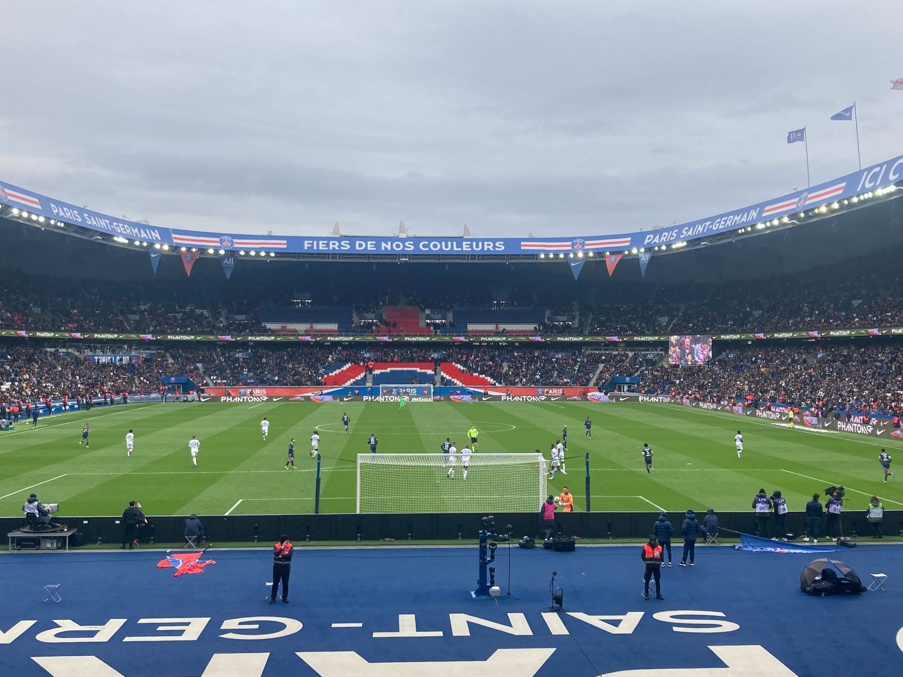 view inside PSG stadium