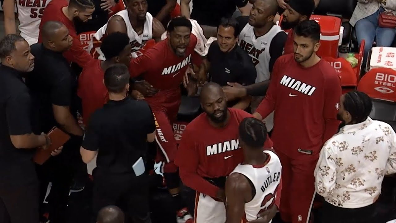 Miami Heat bench scuffle