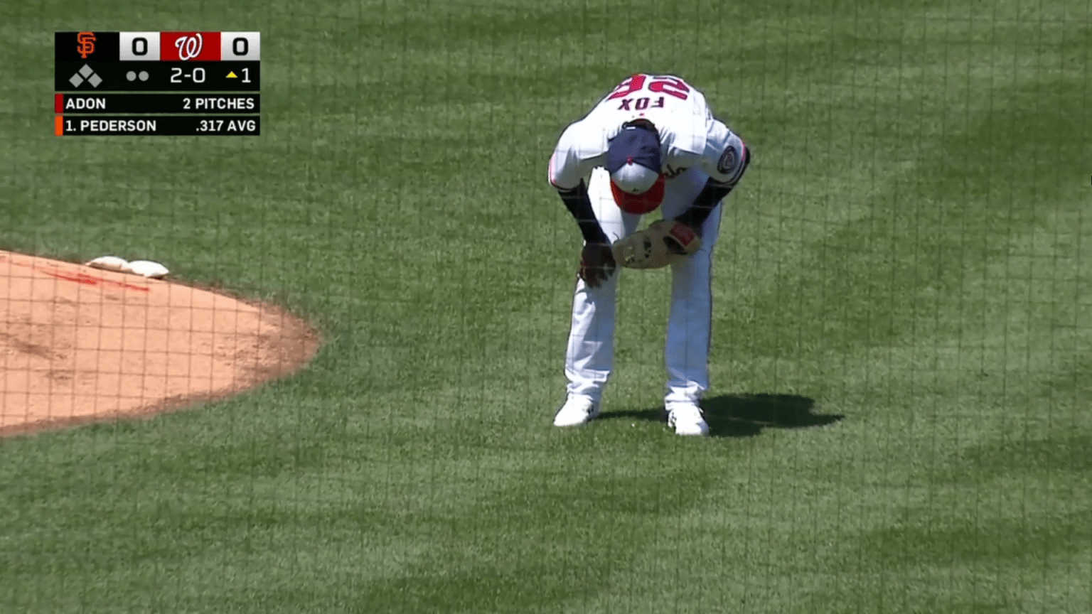 Nationals infielder Lucius Fox exits game early after vomiting on field -  Washington Times