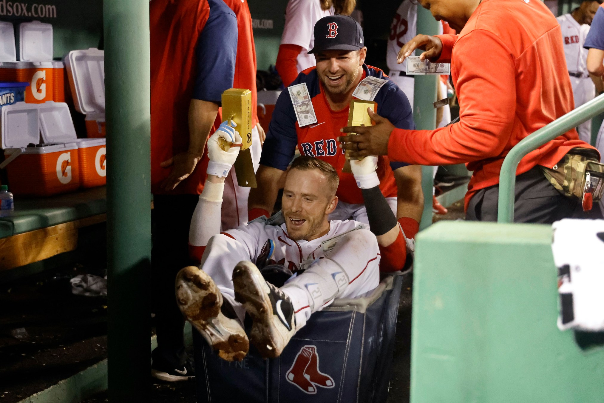 Trevor Story crushes THREE homers for the Red Sox! 