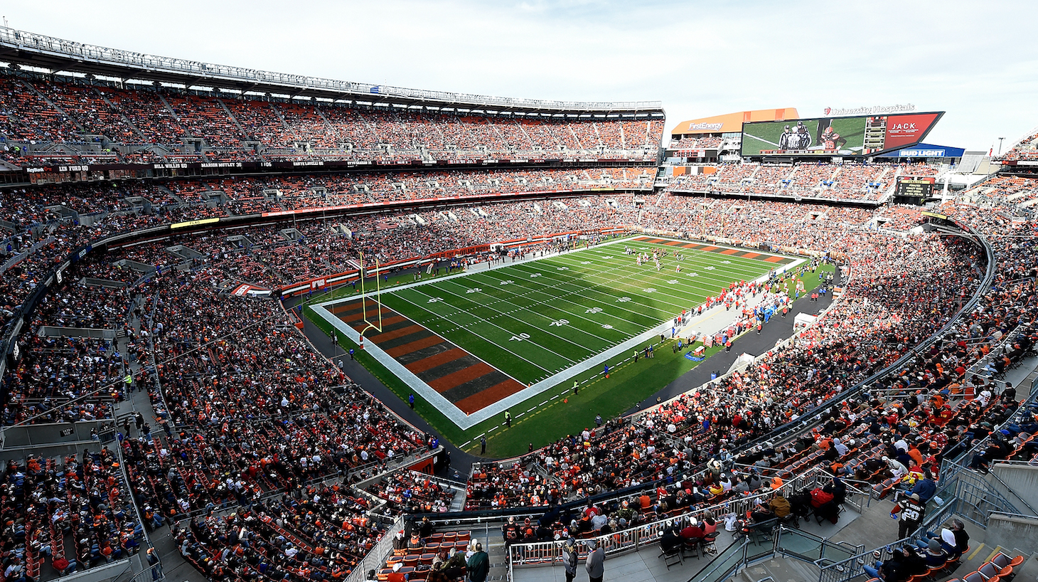 CLEVELAND, OH - NOVEMBER 04: A general view during the game between the Kansas City Chiefs and the Cleveland Browns at FirstEnergy Stadium on November 4, 2018 in Cleveland, Ohio. (Photo by Jason Miller/Getty Images)