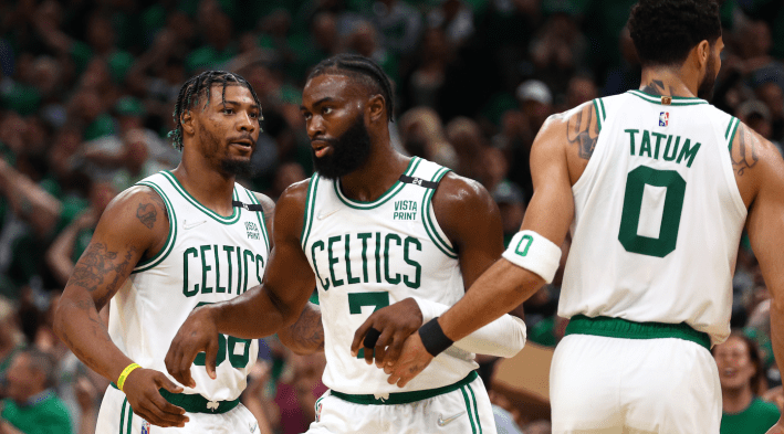 Marcus Smart, Jaylen Brown, Jayson Tatum (Boston Celtics)