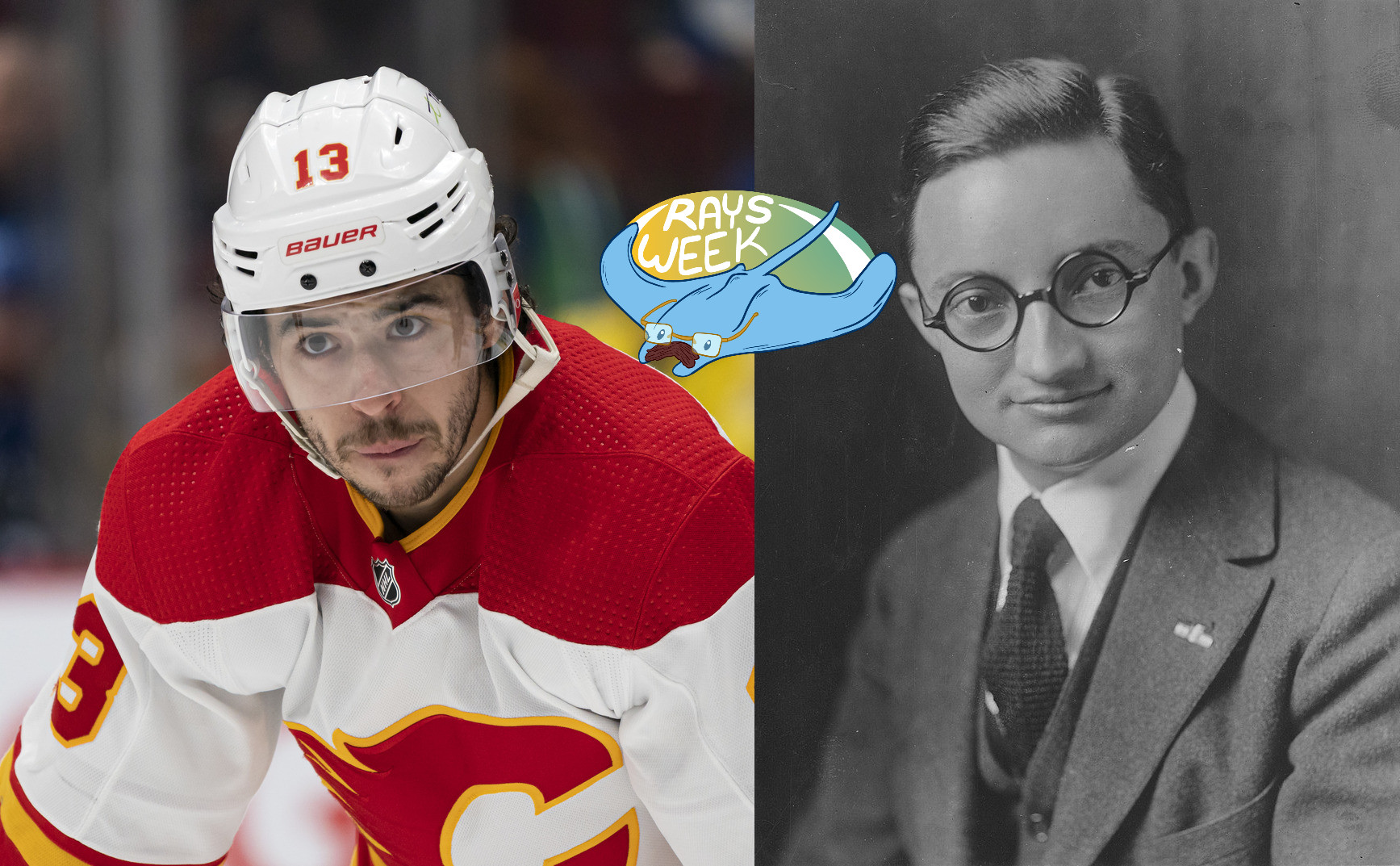 Johnny Gaudreau and Ray Evans
