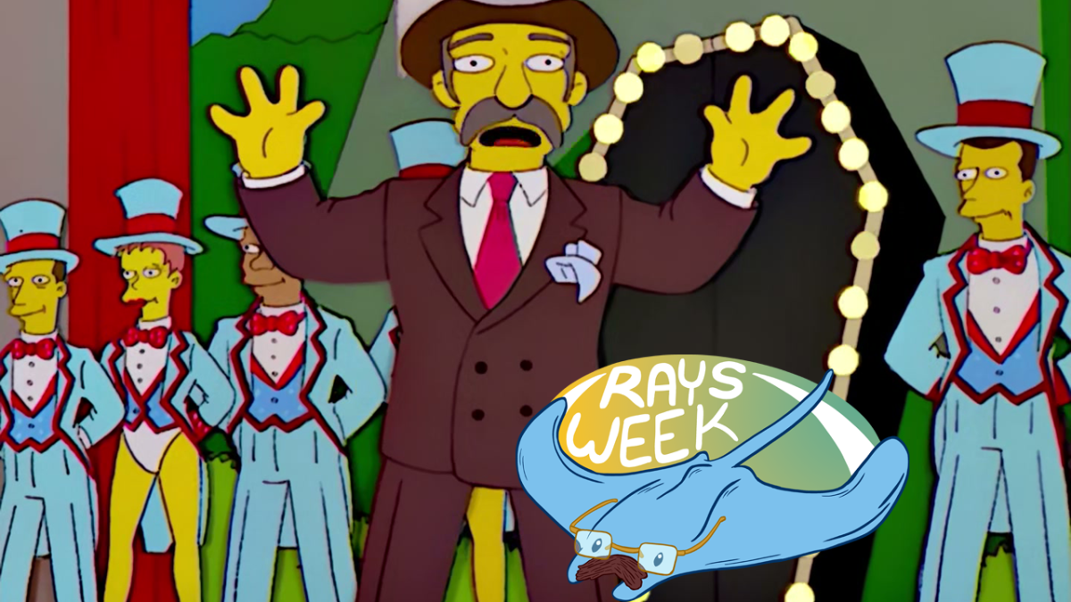 The animated Ray Jay Johnson as he appeared in a season 13 episode of The Simpsons.