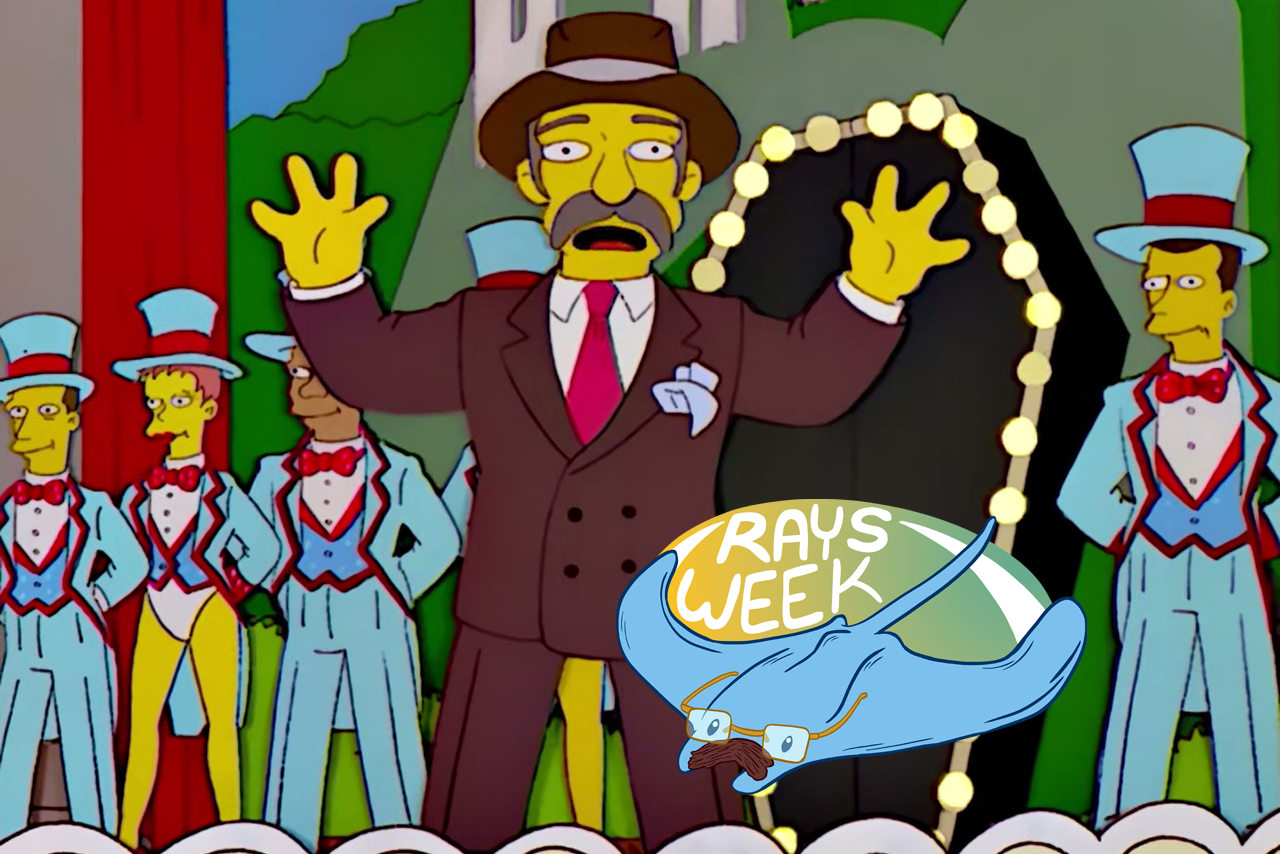 The animated Ray Jay Johnson as he appeared in a season 13 episode of The Simpsons.