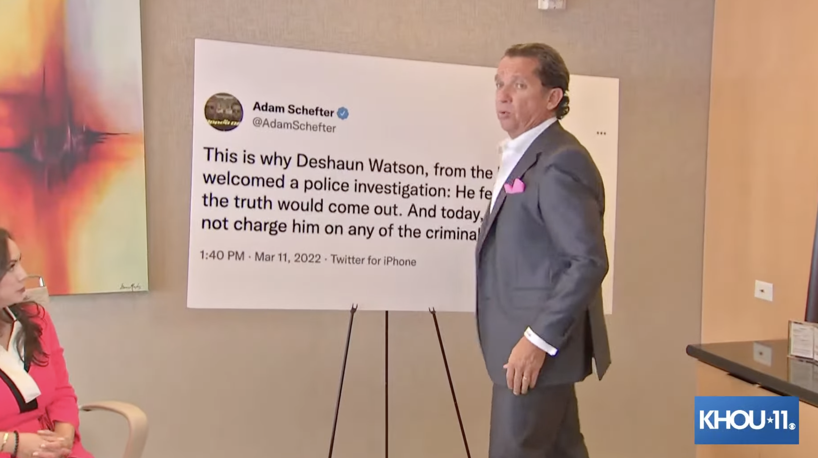 Adam Schefter on X: One tweet about Deshaun Watson's work in, and on, his  community, and some great followers bring the 