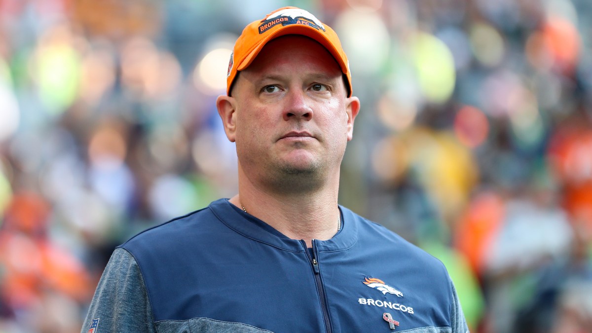 SEATTLE, WASHINGTON - SEPTEMBER 12: Head coach Nathaniel Hackett of the Denver Broncos looks on against the Seattle Seahawks at Lumen Field on September 12, 2022 in Seattle, Washington. (Photo by Steph Chambers/Getty Images)