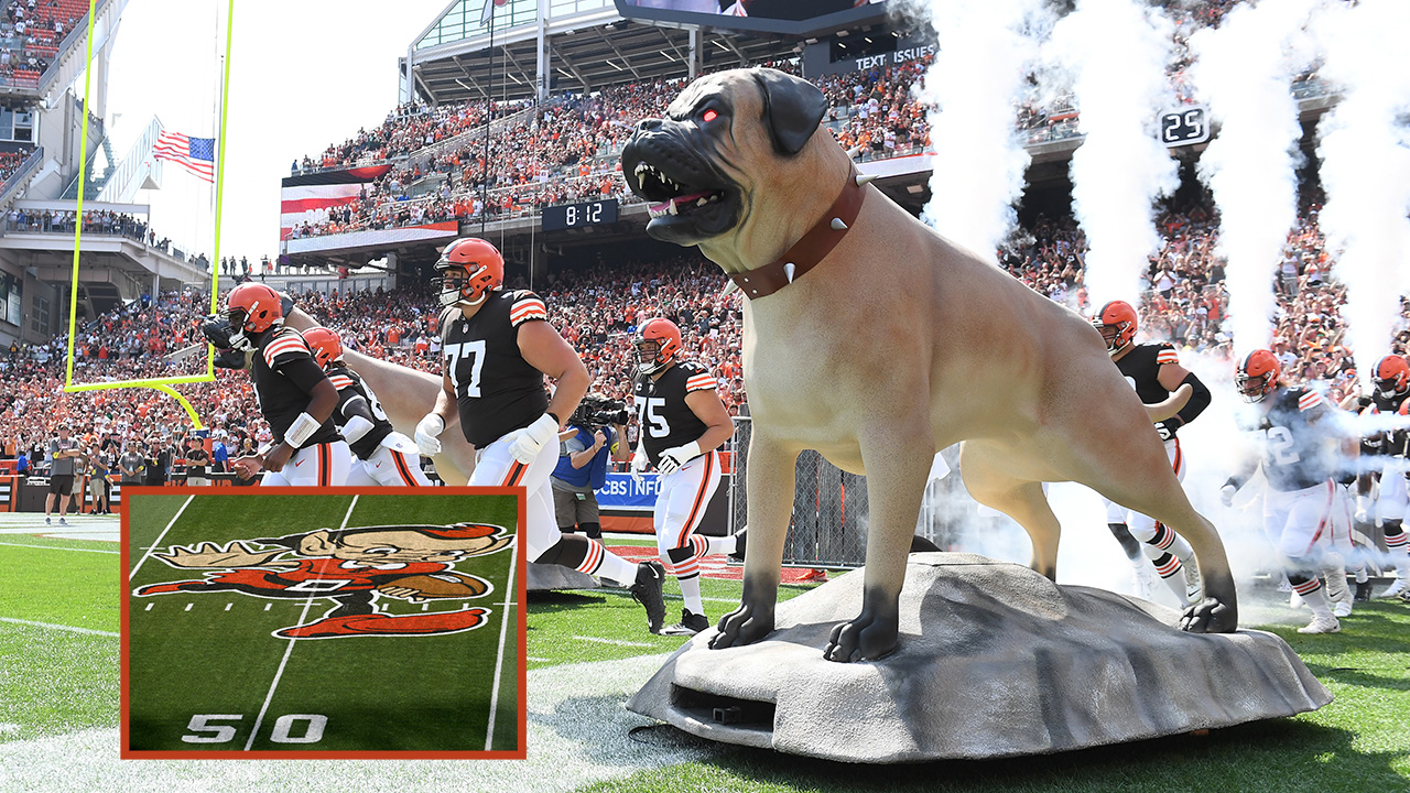 Cleveland Browns Mascot Statue