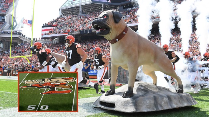 cleveland browns bulldog