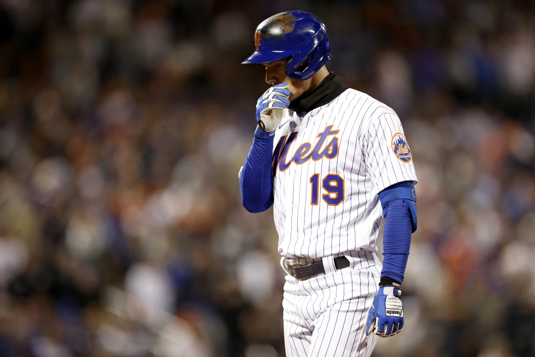 Mark Canha after an out