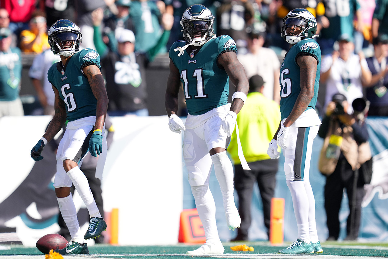 A.J. Brown reveals fine for taunting penalty in Eagles' win over Steelers  on social media 