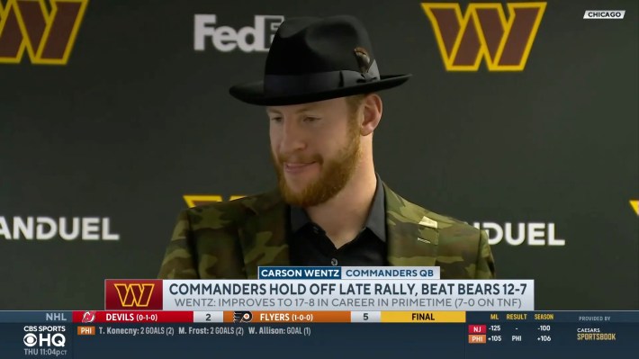 Carson Wentz Is Looking Fresh And Tactical