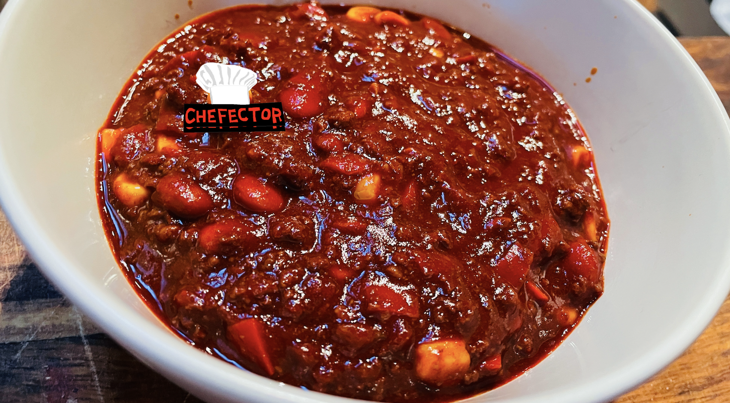 A bowl of chili