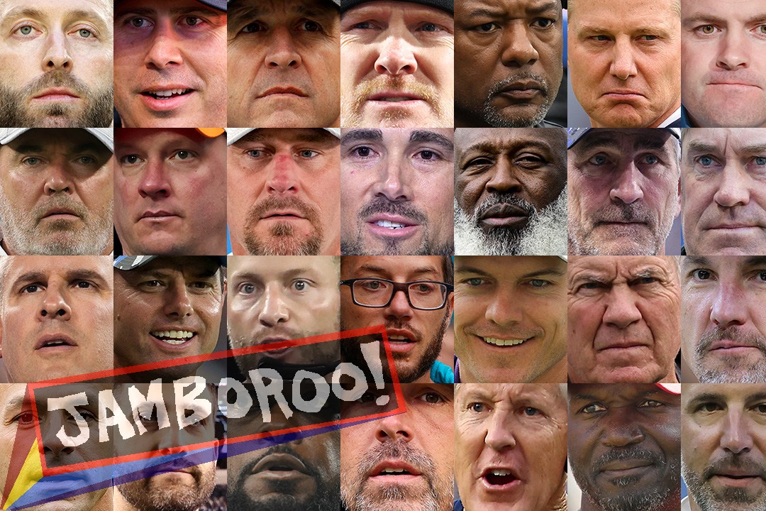 All 32 faces of the NFL coaches