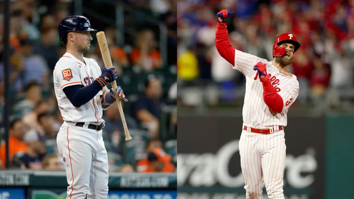 Alex Bregman and Bryce Harper