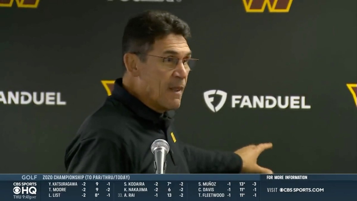 Ron Rivera  'You don't have to get a little bit out of control to be  successful'