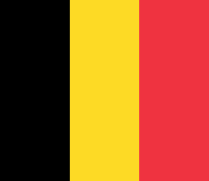 Flag of Belgium.