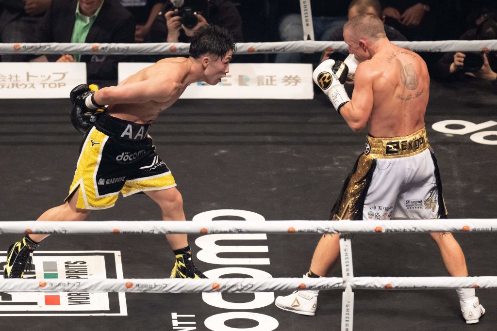 Naoya Inoue taunts Paul Butler during their fight