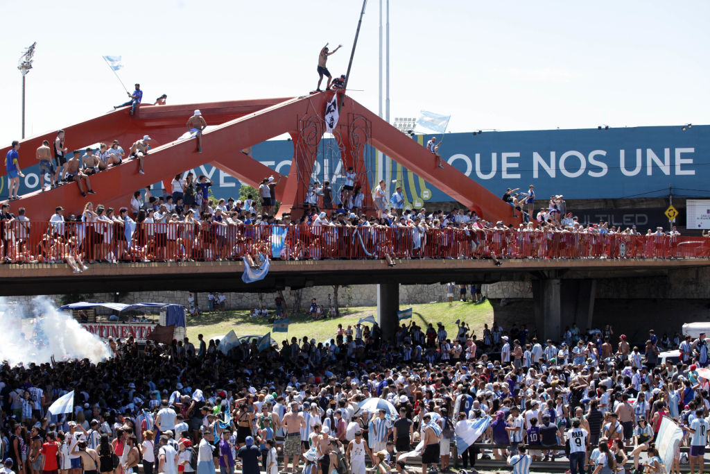 Argentina world cup parade