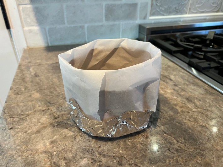 A DIY Panettone Pan.