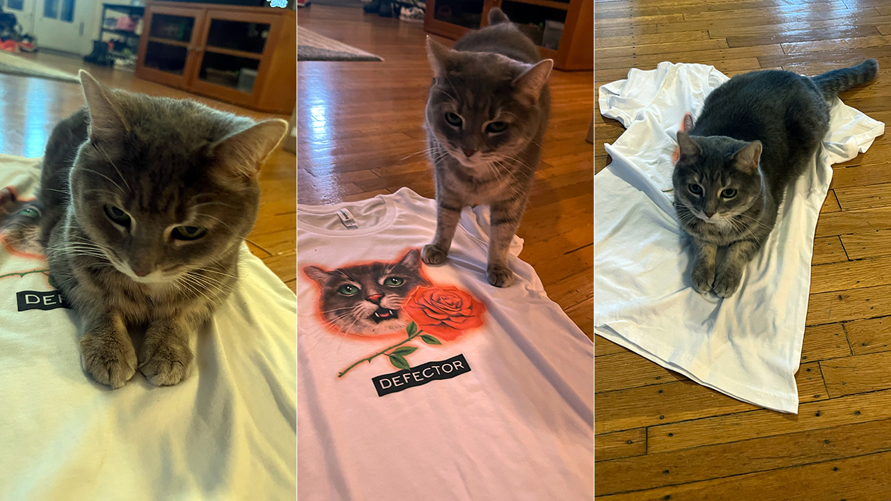 I Put My Cat On A T-Shirt That References The Movie 'Hackers' And You Can't  Stop Me