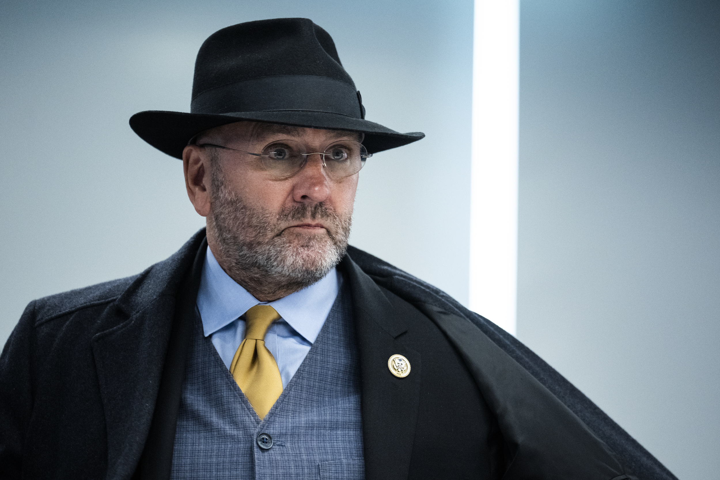 Rep. Clay Higgins wears a stupid hat.