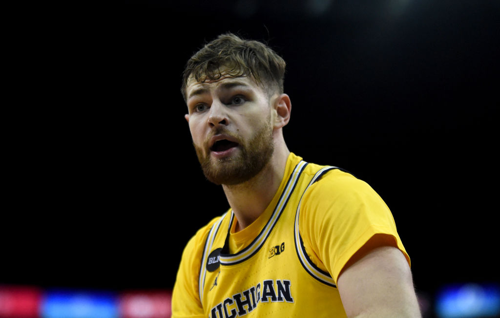 Michigan's Hunter Dickinson