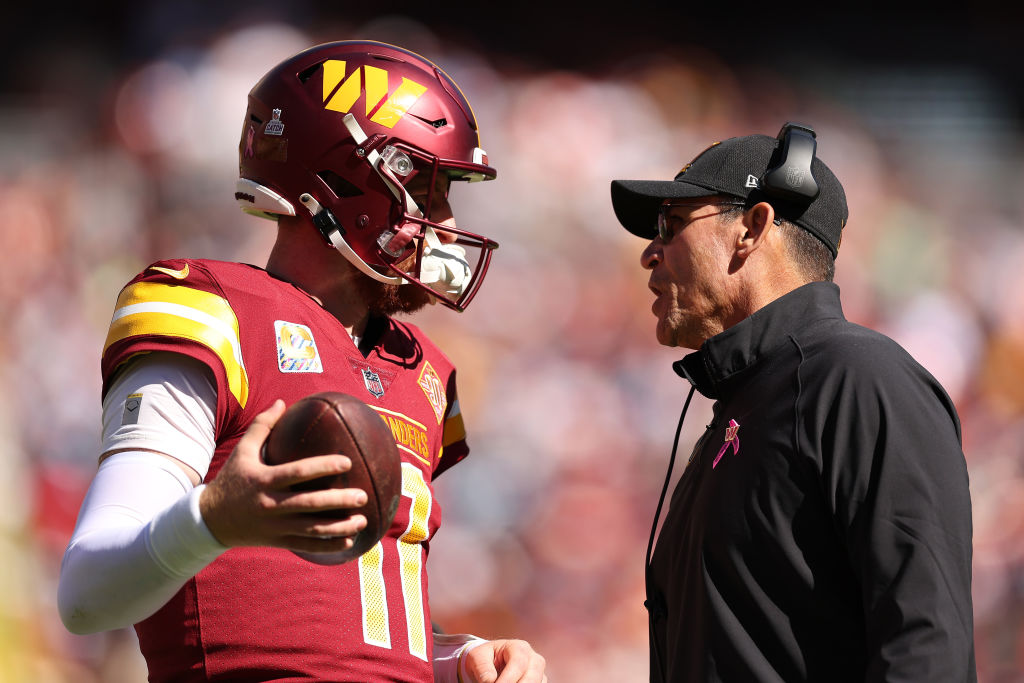 Ron Rivera and Carson Wentz