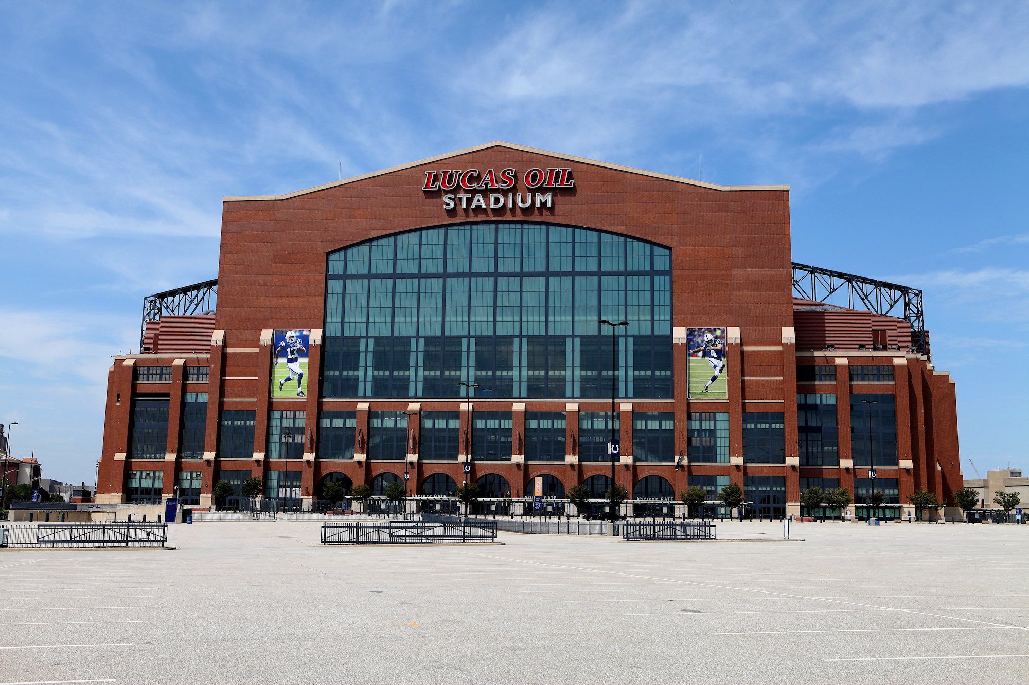 INDIANAPOLIS - JULY 16: Lucas Oil Stadium, home of the Indianapolis Colts football team on July 16, 2015 in Indianapolis, Indiana. (Photo By Raymond Boyd/Getty Images)