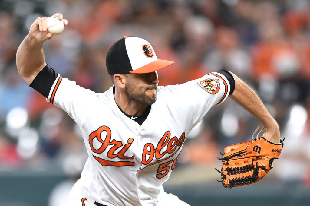 Darren O'Day pitches