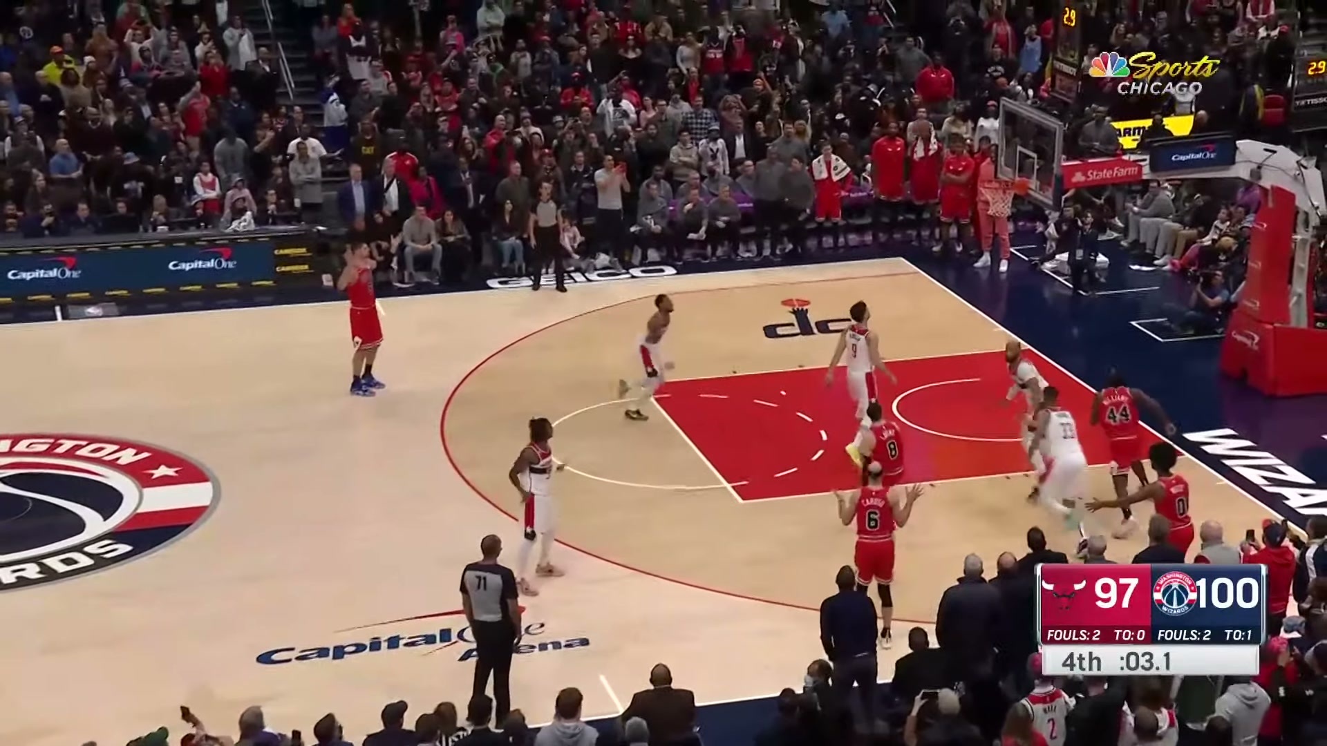 Zach Lavine takes the final shot as his teammates look on in horror