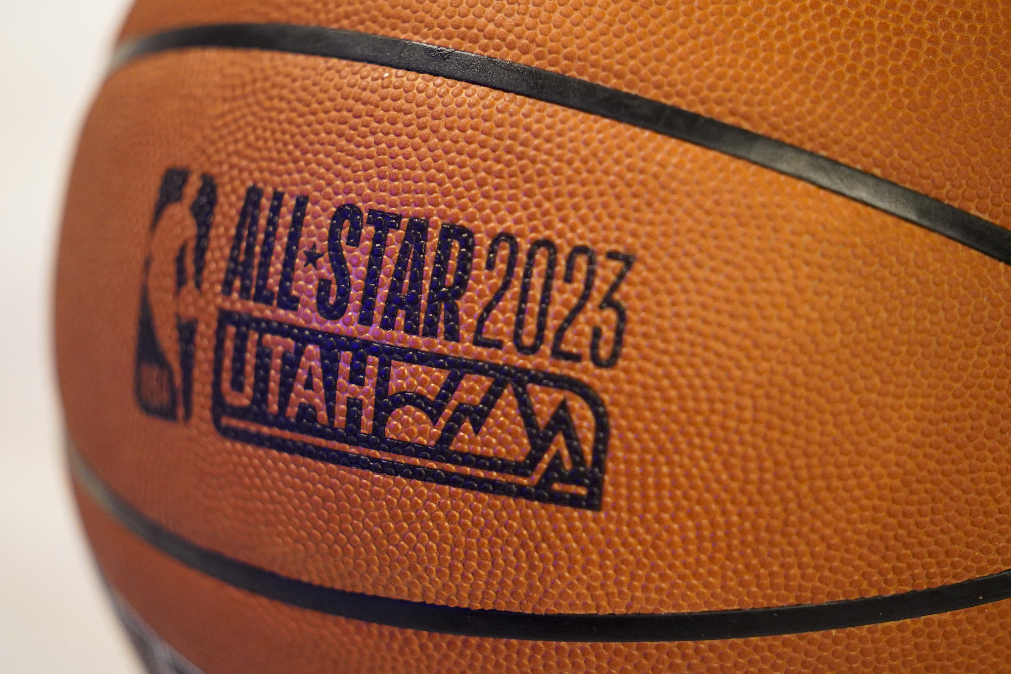 SALT LAKE CITY, UT - FEBRUARY 16: A generic basketball photo of the Official NBA Wilson basketball during NBAE Media Circuit Portraits as part of 2023 NBA All Star Weekend on Thursday, February 16, 2023 at the Hyatt Regency in Salt Lake City, Utah. NOTE TO USER: User expressly acknowledges and agrees that, by downloading and/or using this Photograph, user is consenting to the terms and conditions of the Getty Images License Agreement. Mandatory Copyright Notice: Copyright 2023 NBAE (Photo by Jeff Dean/NBAE via Getty Images)