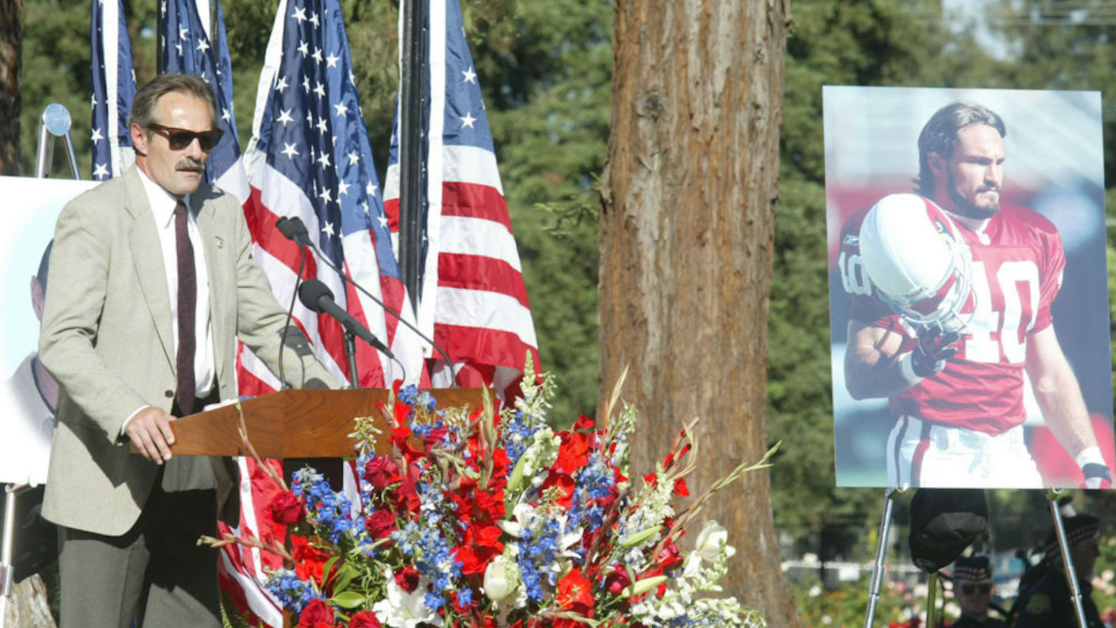 Pat Tillman's memorial service