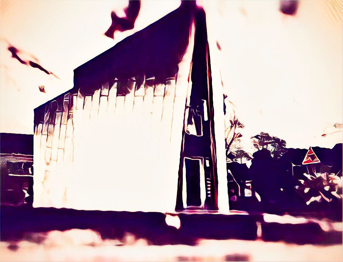An a-frame house