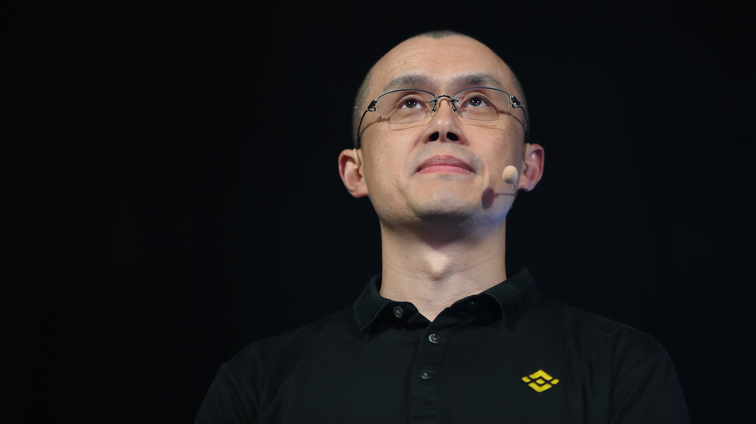 Lisbon , Portugal - 1 November 2022; Changpeng Zhao, Co-founder &amp; CEO, Binance at Centre Stage during the opening night of Web Summit 2022 at the Altice Arena in Lisbon, Portugal. (Photo By Stephen McCarthy/Sportsfile for Web Summit via Getty Images)