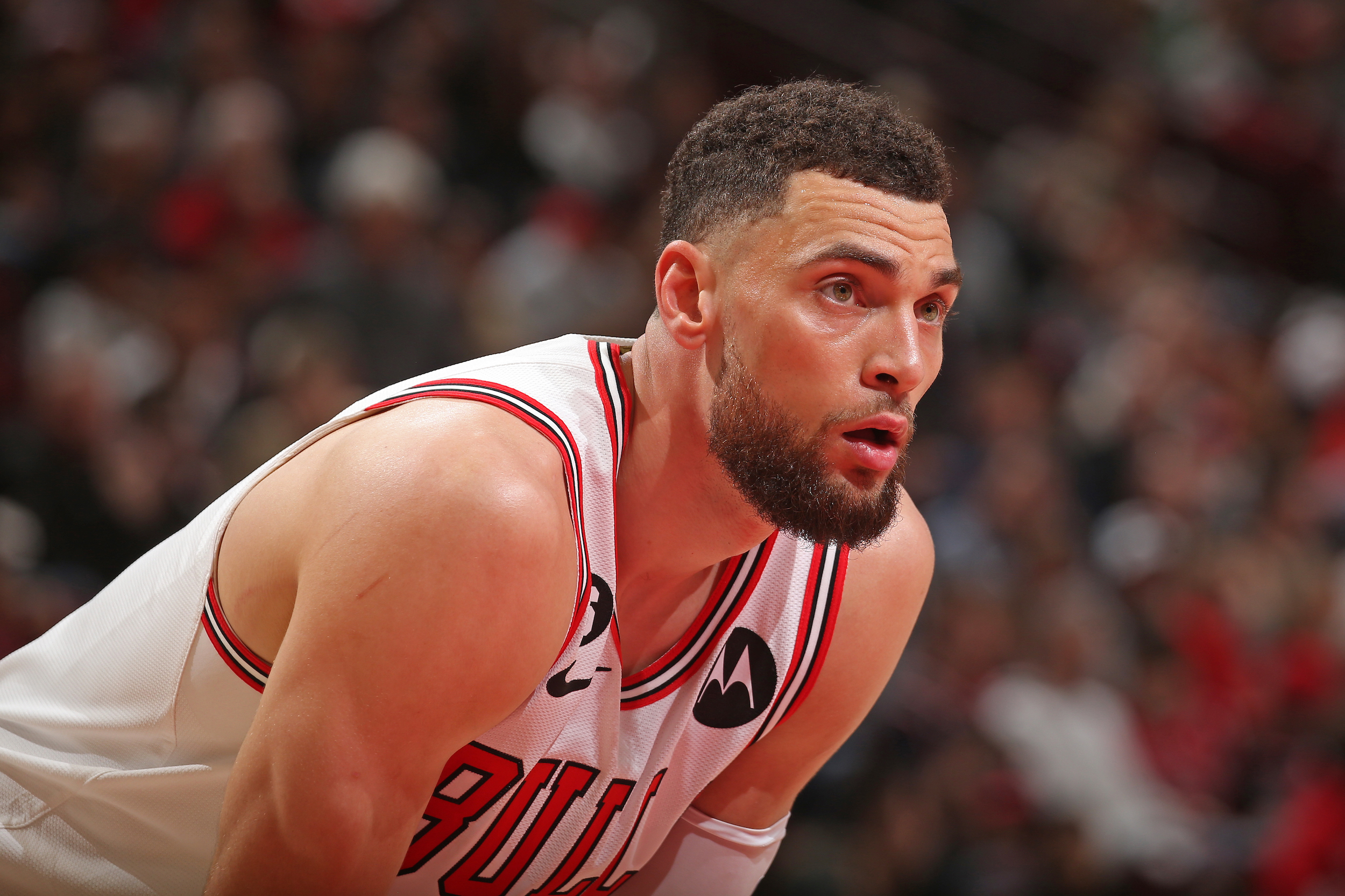 Zach LaVine looks tired.