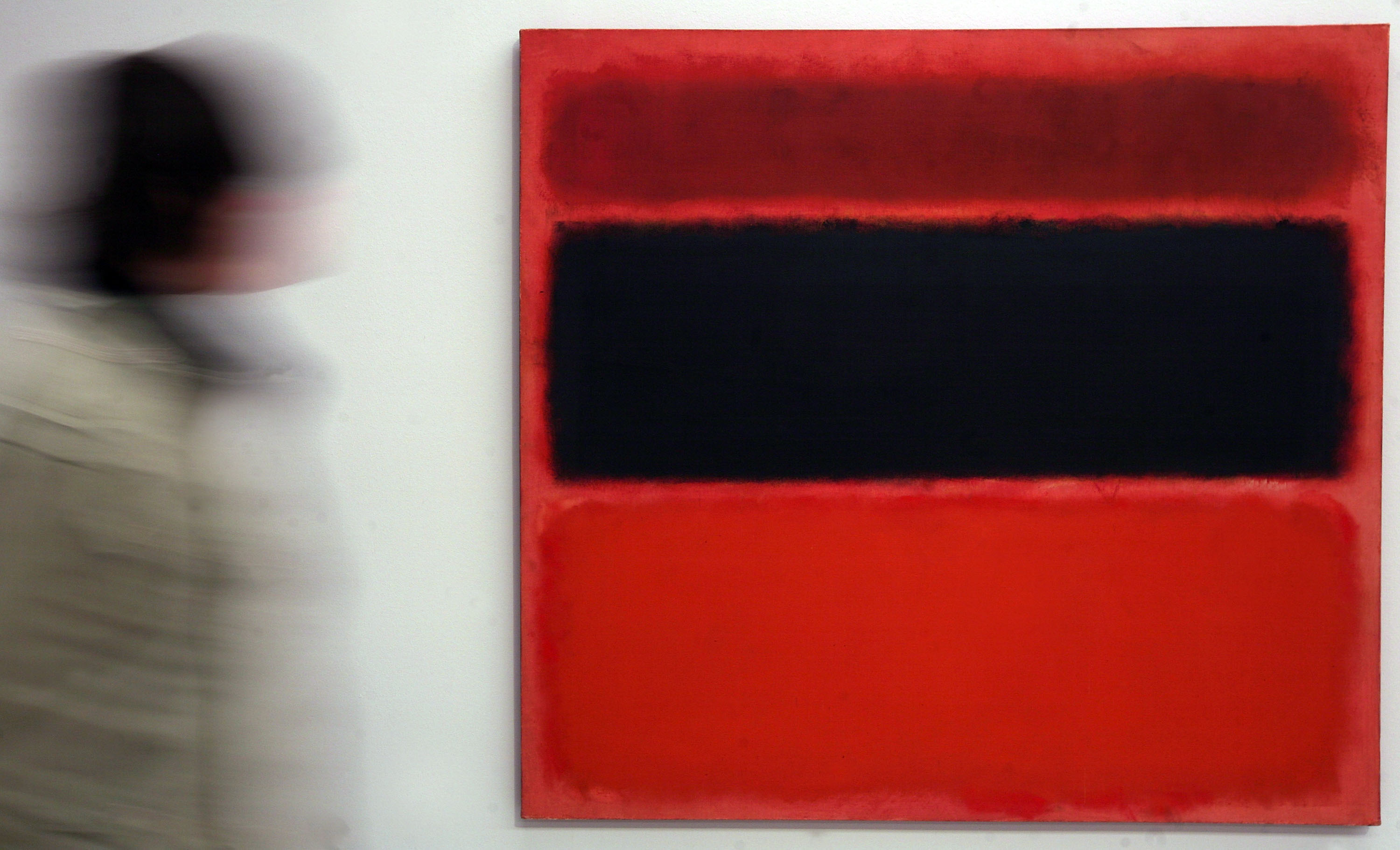 A Mark Rothko painting, featuring his signature planes of color, on display in Munich's Kunsthalle in 2008.