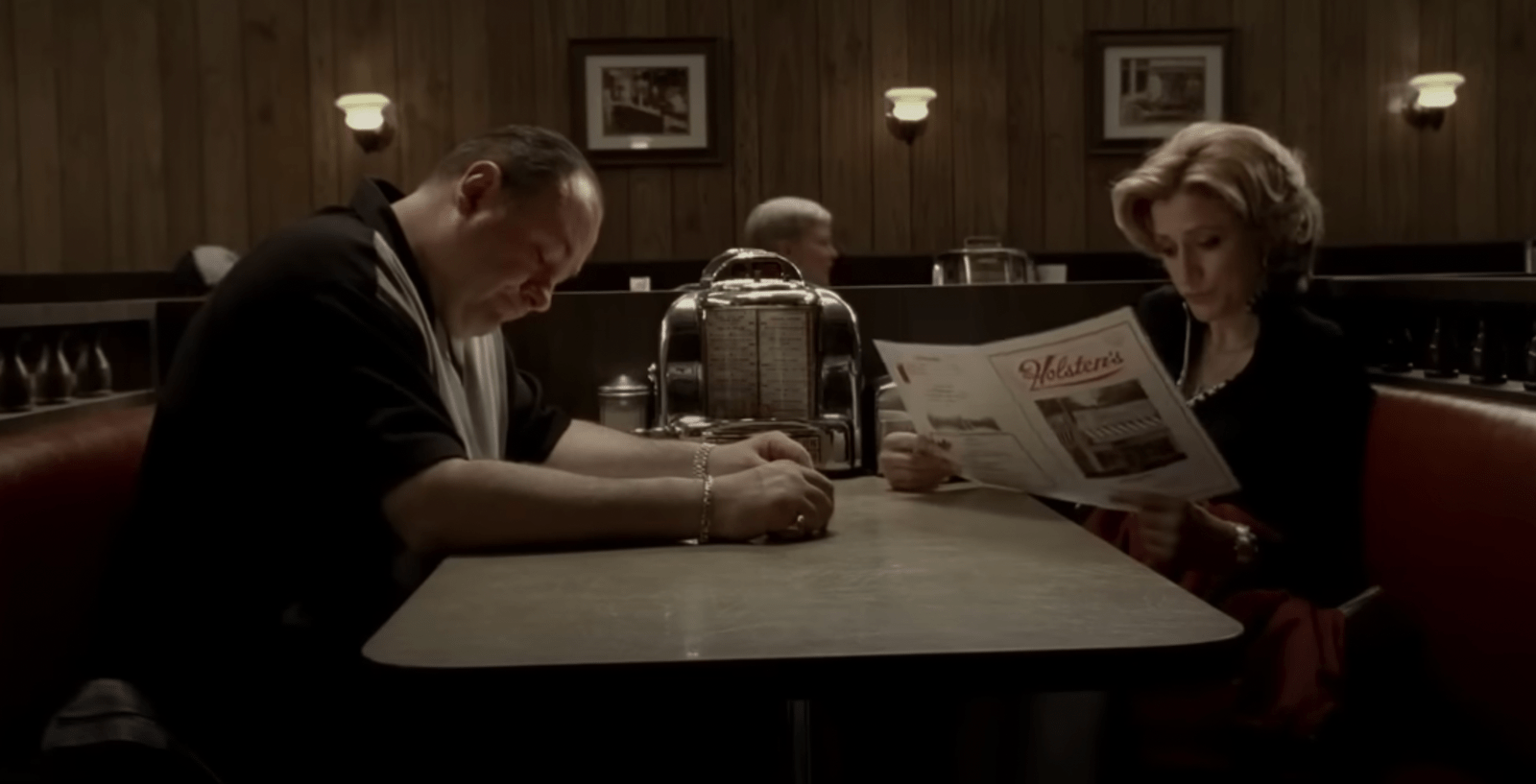 The final scene of The Sopranos