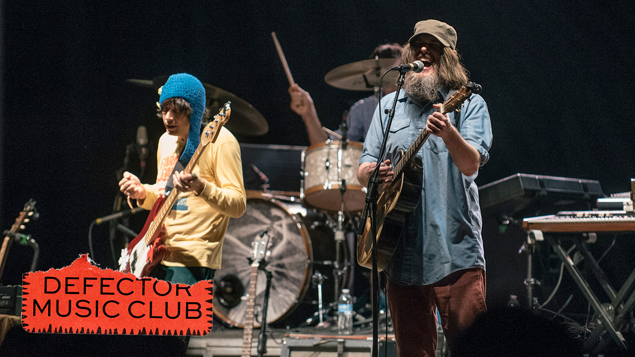 AUSTIN, TX - NOVEMBER 09: Jeff Mangum of Neutral Milk Hotel performs in concert during Day 3 of Fun Fun Fun Fest at Auditorium Shores on November 9, 2014 in Austin, Texas.