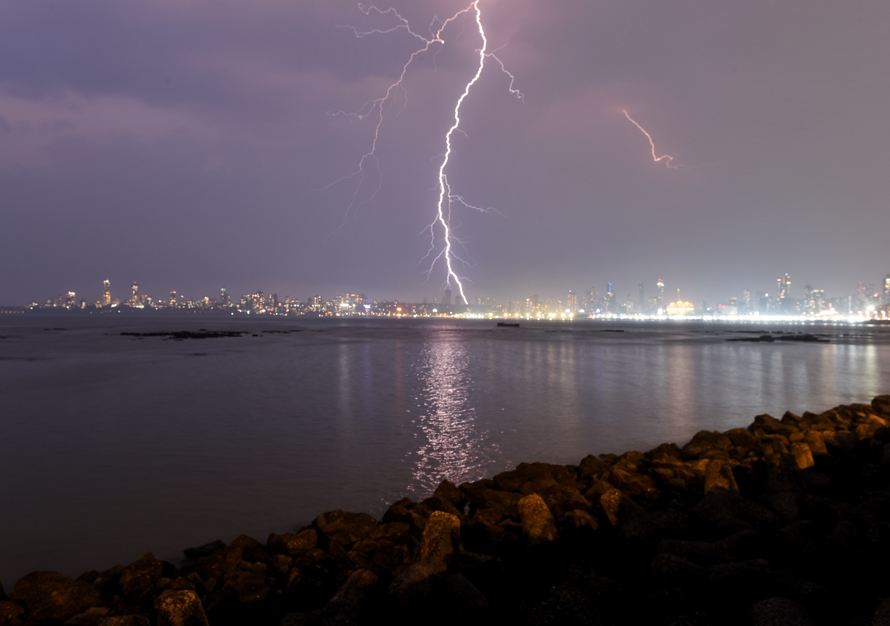 a bolt of lightning