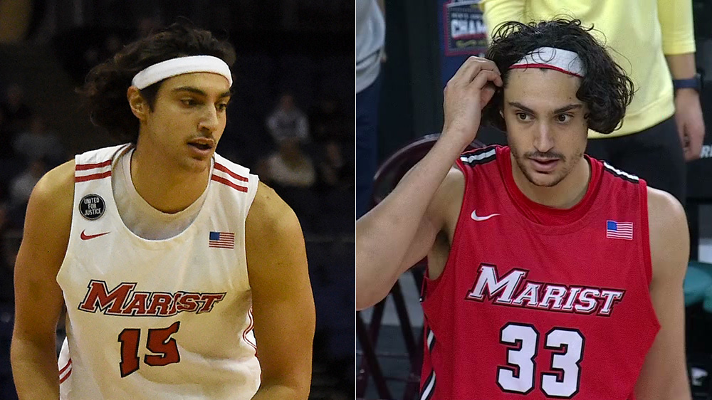 Right: Patrick Gardner in number 15. Left: Patrick Gardner in number 33.