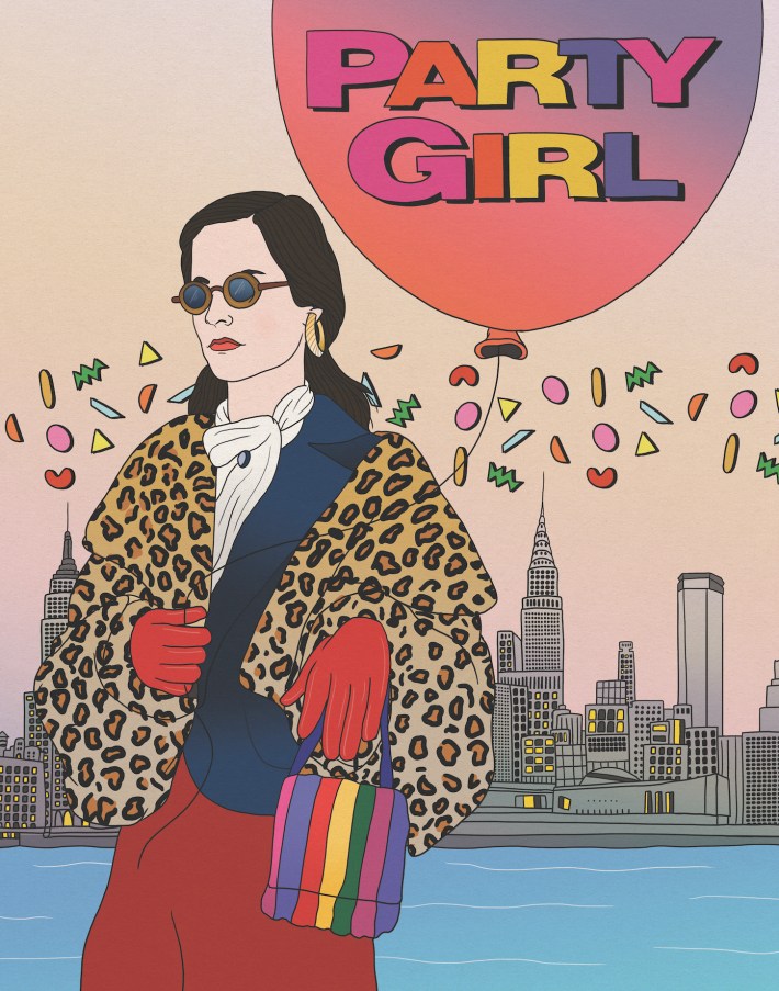 Blu-ray illustration for Party Girl