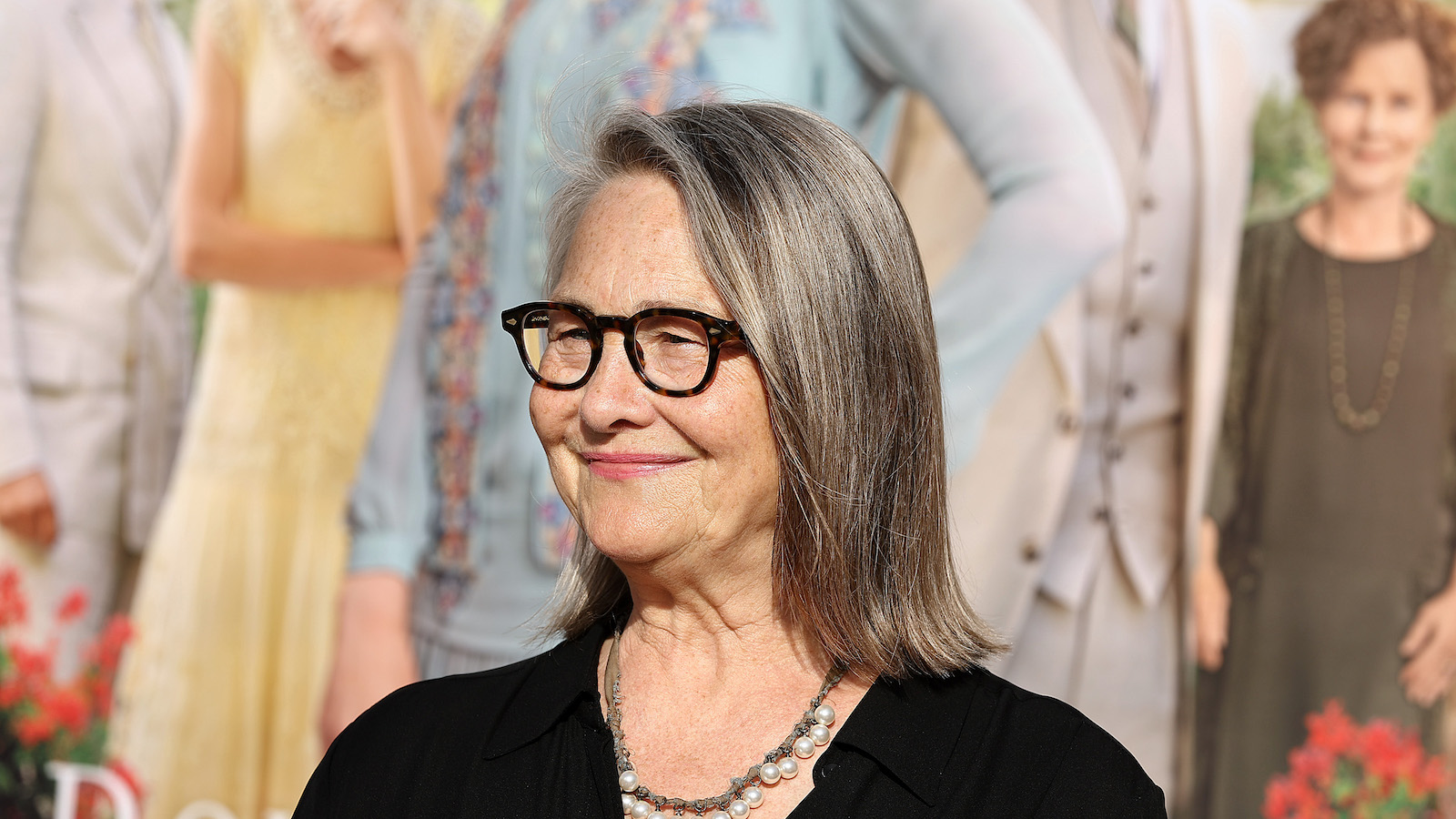 NEW YORK, NEW YORK - MAY 15: Cherry Jones attends the "Downton Abbey: A New Era" New York Premiere at the Metropolitan Opera House on May 15, 2022 in New York City.