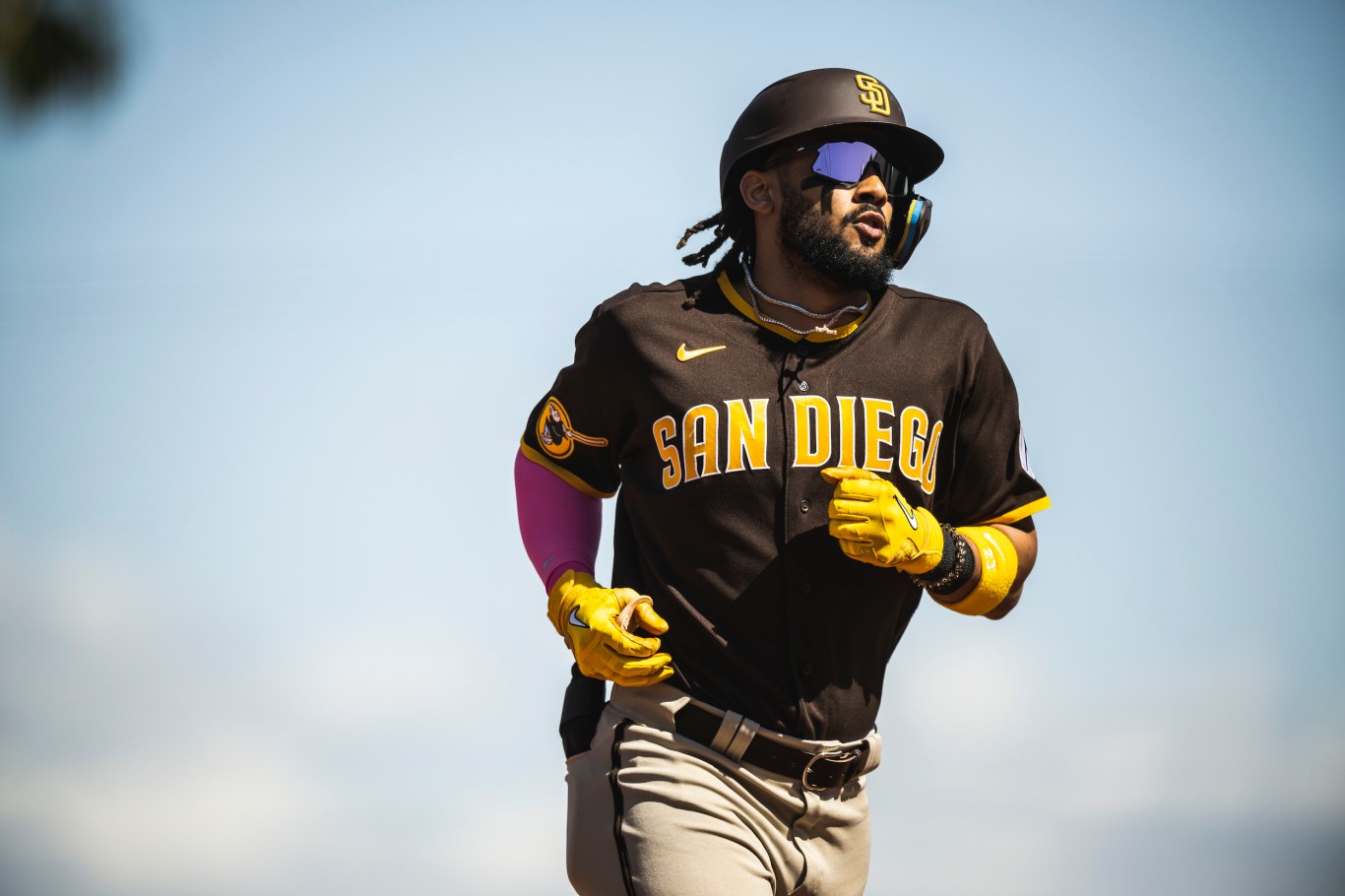 San Diego, USA. 28th Apr, 2023. Padres mascot joined the players